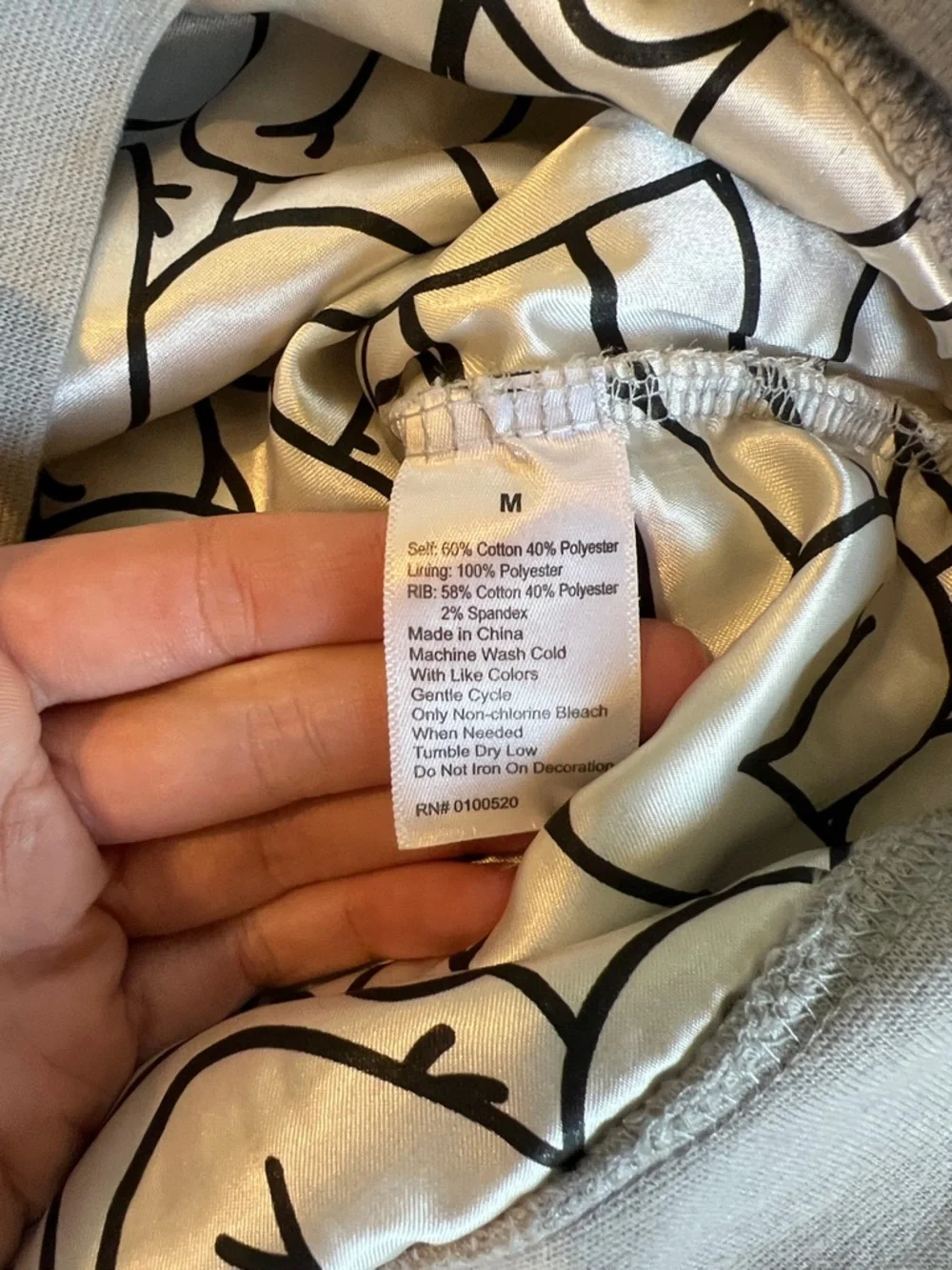 Taun Taun Two-Tone Zip Hoodie with Lightsaber Zipper - Picture 2 of 11